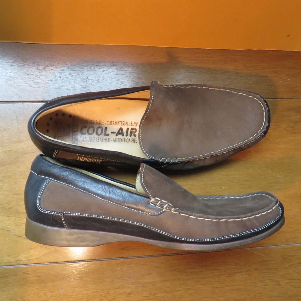 Mephisto Cool-Air Leather Loafer  US sz. 11.5